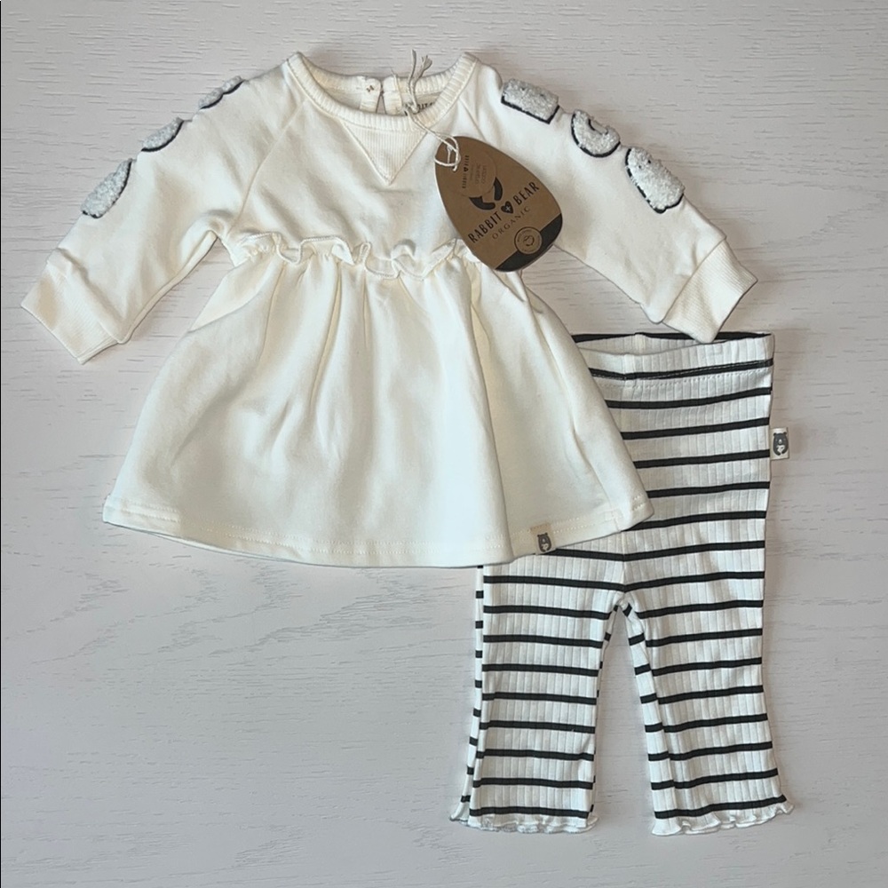 Rabbit + Bear Halloween Organic Cotton Set Sweatshirt 0-3 months